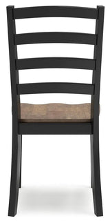 Wildenauer Brown/Black Dining Table and 8 Chairs by Ashley at Eve Furniture