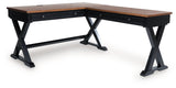 Wildenauer Brown/Black Home Office Desk by Ashley at Eve Furniture
