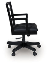 Wildenauer Brown/Black Home Office Desk Chair by Ashley at Eve Furniture