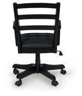 Wildenauer Brown/Black Home Office Desk Chair by Ashley at Eve Furniture