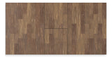 Wildenauer Dining Table and 6 Chairs and Bench in Brown/Black by Ashley at Eve Furniture
