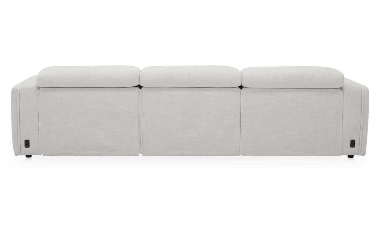 Wilder Power Recliner Sofa Flecked Oat by Moe's Home at Eve Furniture