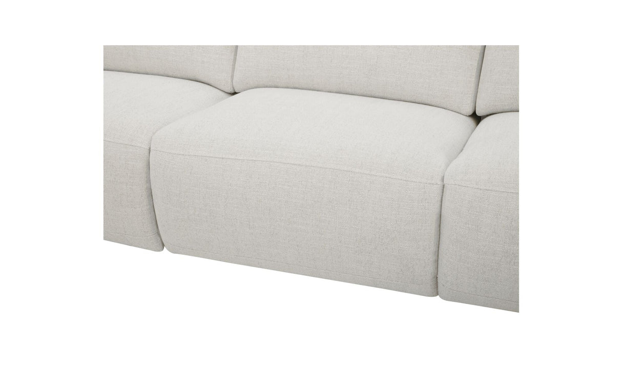 Wilder Power Recliner Sofa Flecked Oat by Moe's Home at Eve Furniture