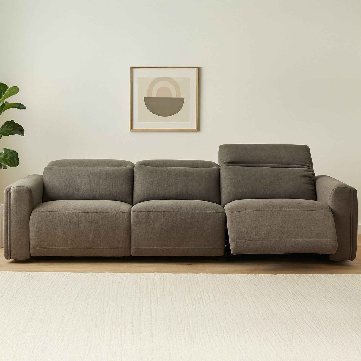 Wilder Soft Taupe Power Recliner Sofa by Moe's Home at Eve Furniture