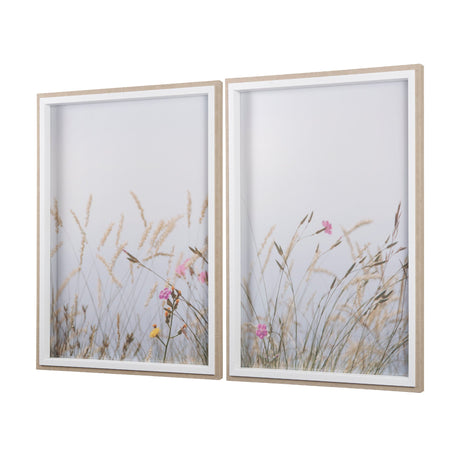 Wildflower Fade - L by Mercana Studio a Framed Photo Art Print Matted under Glass by Mercana at Eve Furniture