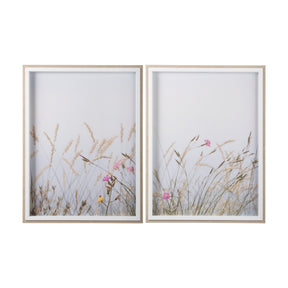 Wildflower Fade - L by Mercana Studio a Framed Photo Art Print Matted under Glass by Mercana at Eve Furniture