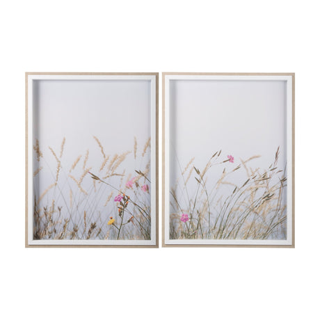 Wildflower Fade - L by Mercana Studio a Framed Photo Art Print Matted under Glass by Mercana at Eve Furniture