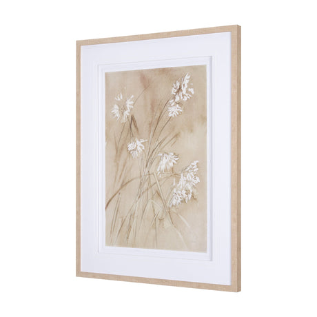 Wildflower I by Mercana Studio a Hand Embellished Textured Framed Art Print Matted under Glass by Mercana at Eve Furniture