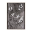 Wildflowers I Charcoal by Mercana Studio a Hand Embellished Textured Framed Art Print by Mercana at Eve Furniture