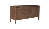 Wiley 3 Drawer Sideboard Vintage Brown by Moe's Home at Eve Furniture