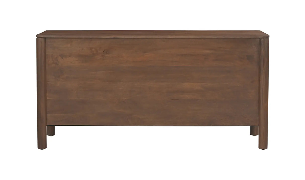 Wiley 3 Drawer Sideboard Vintage Brown by Moe's Home at Eve Furniture