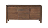 Wiley 3 Drawer Sideboard Vintage Brown by Moe's Home at Eve Furniture
