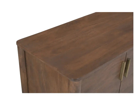 Wiley 4 Door Sideboard Vintage Brown by Moe's Home at Eve Furniture