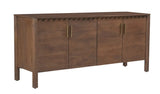 Wiley 4 Door Sideboard Vintage Brown by Moe's Home at Eve Furniture