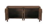 Wiley 4 Door Sideboard Vintage Brown by Moe's Home at Eve Furniture