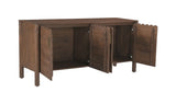 Wiley 4 Door Sideboard Vintage Brown by Moe's Home at Eve Furniture
