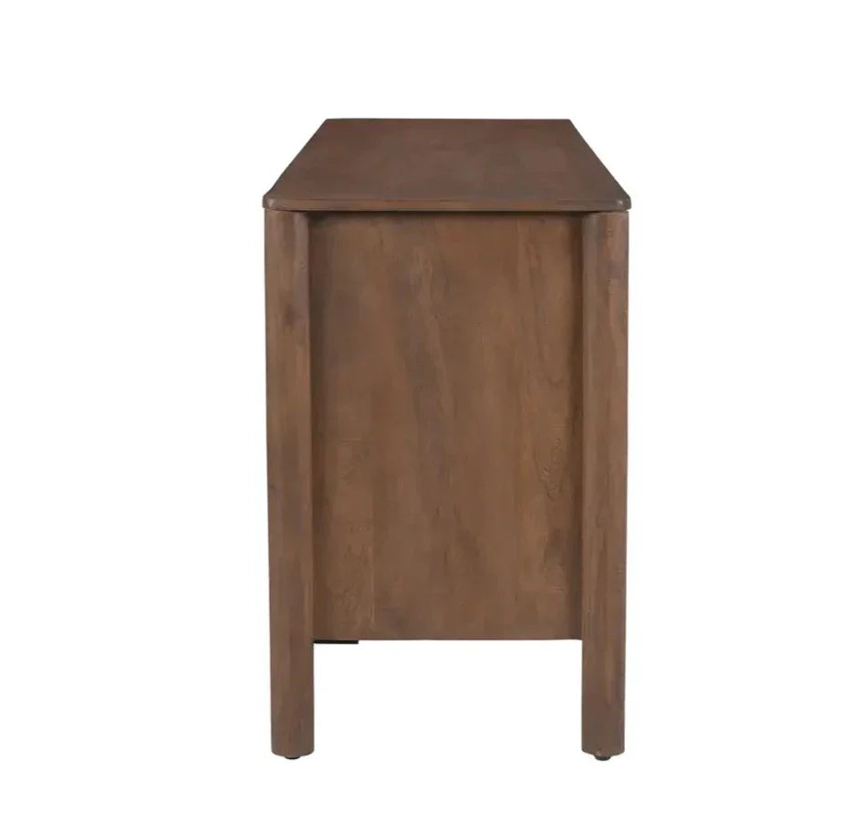 Wiley 4 Door Sideboard Vintage Brown by Moe's Home at Eve Furniture