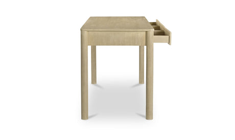Wiley Desk Natural by Moe's Home at Eve Furniture