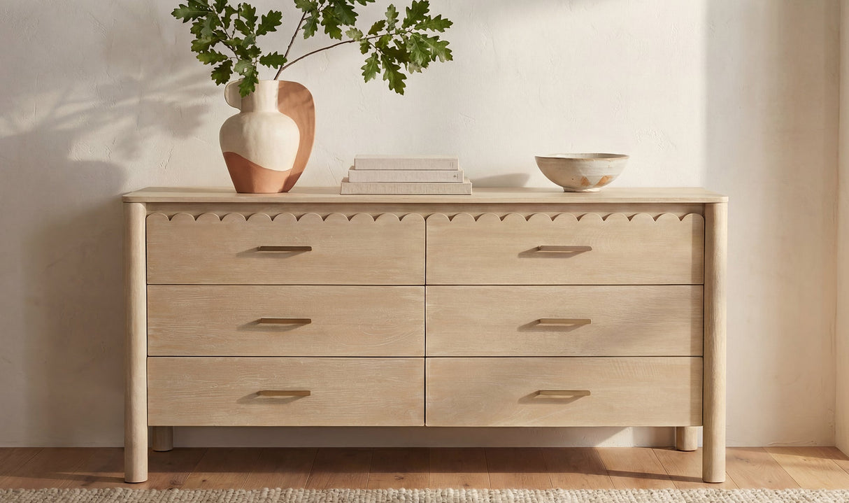 Wiley Dresser Natural by Moe's Home at Eve Furniture