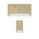 Wiley Natural 3 Drawer Sideboard by MOES at Eve Furniture
