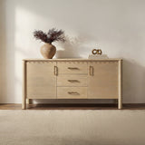 Wiley Natural 3 Drawer Sideboard by MOES at Eve Furniture