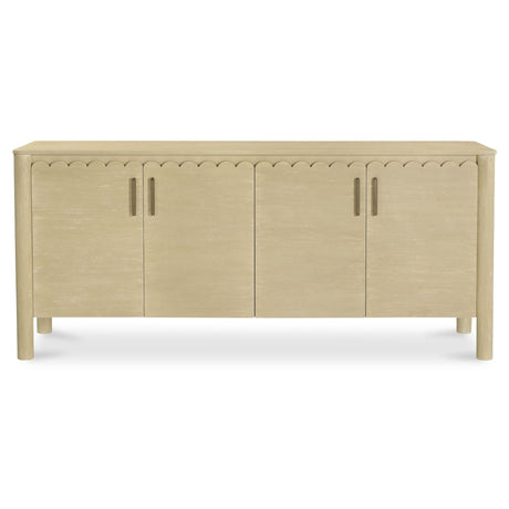 Wiley Natural 4 Door Sideboard by MOES at Eve Furniture