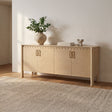 Wiley Natural 4 Door Sideboard by MOES at Eve Furniture