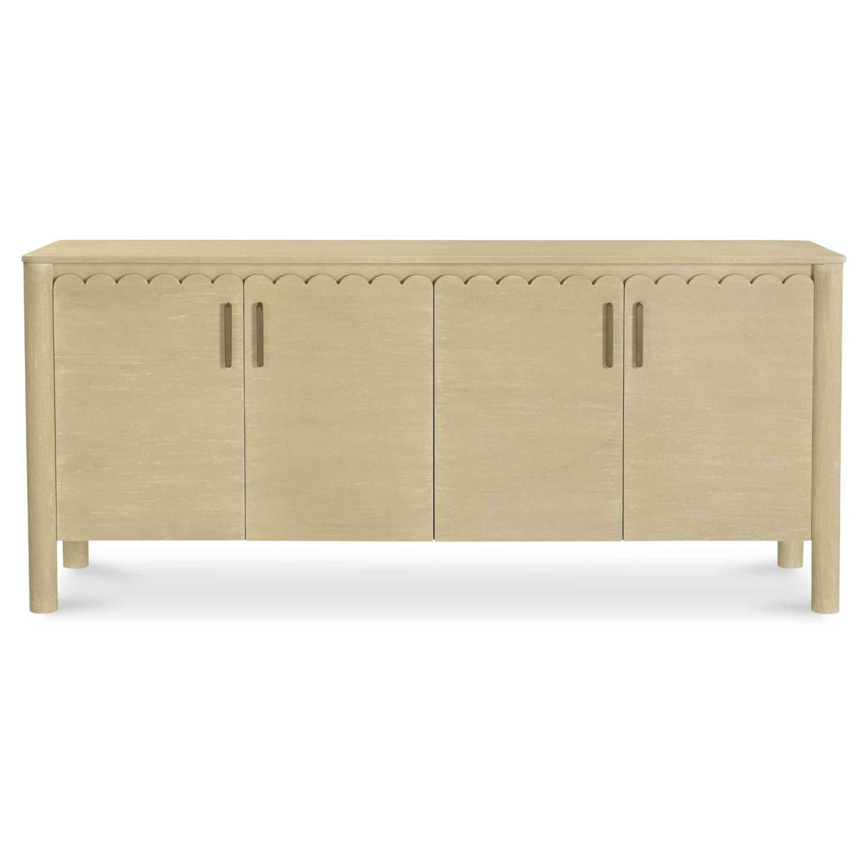 Wiley Natural 4 Door Sideboard by Moe's Home at Eve Furniture
