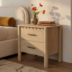 Wiley Natural Nightstand by Moe's Home at Eve Furniture