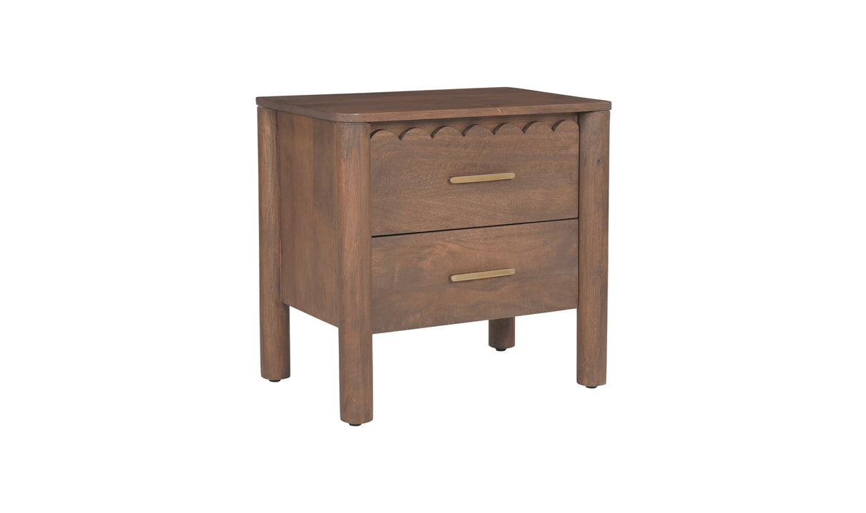 Wiley Nightstand Vintage Brown by Moe's Home at Eve Furniture