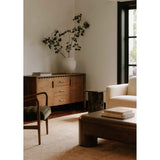 Wiley Vintage Brown 3 Drawer Sideboard by Moe's Home at Eve Furniture