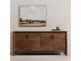 Wiley Vintage Brown 4 Door Sideboard by Moe's Home at Eve Furniture