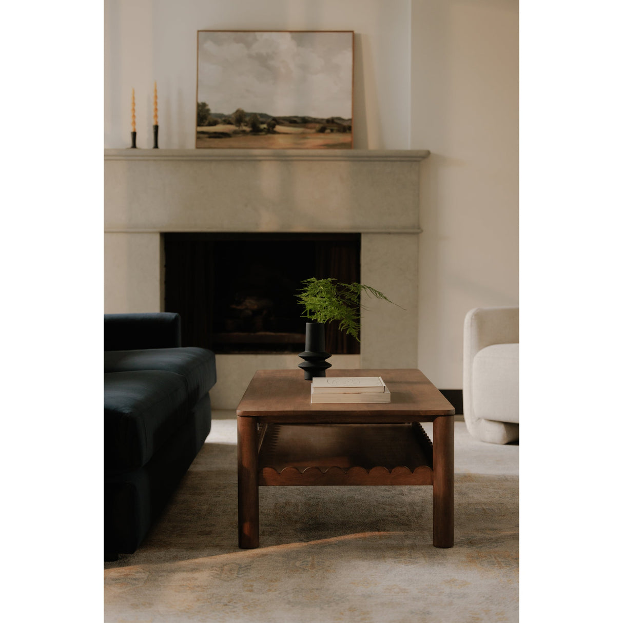 Wiley Vintage Brown Coffee Table by Moe's Home at Eve Furniture