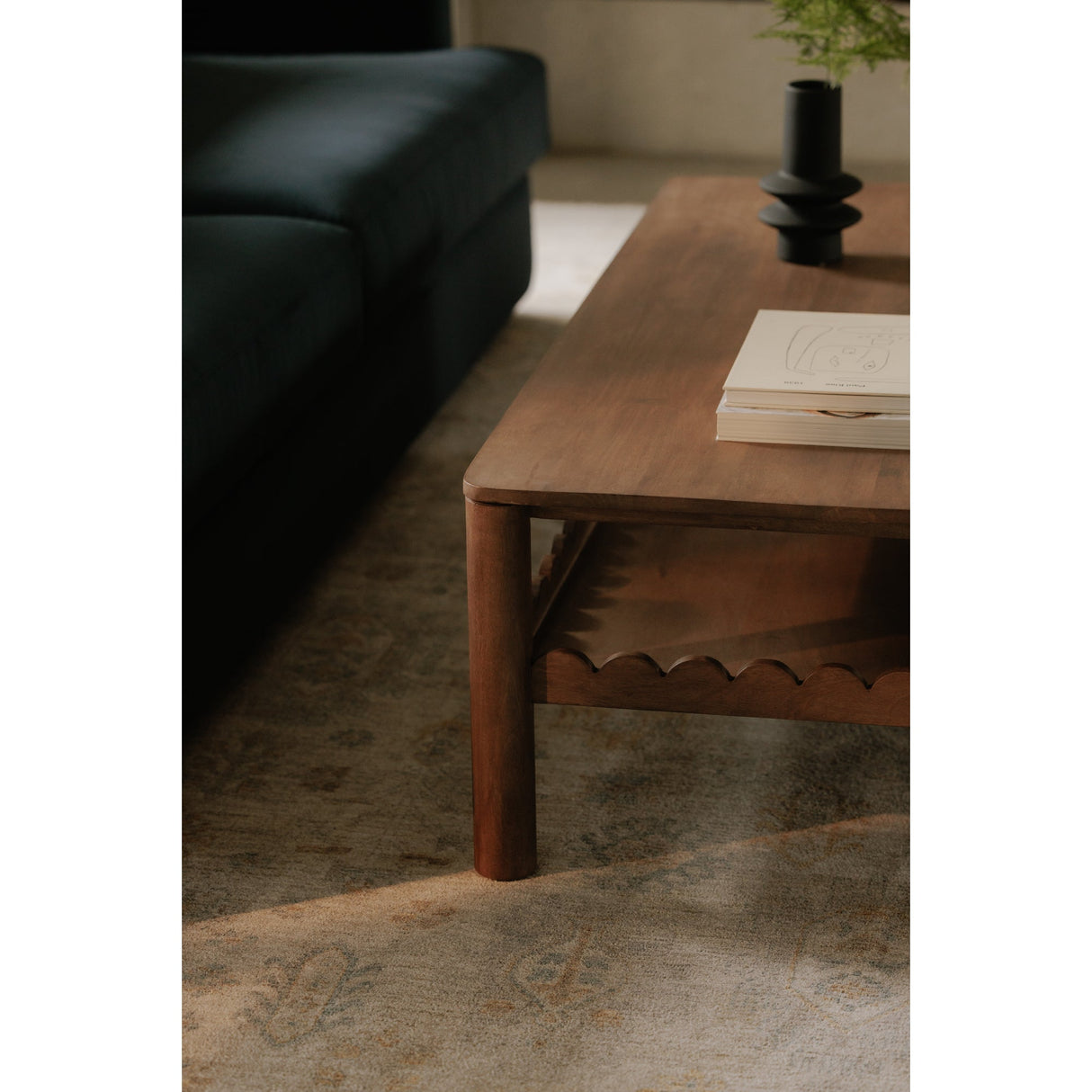 Wiley Vintage Brown Coffee Table by Moe's Home at Eve Furniture