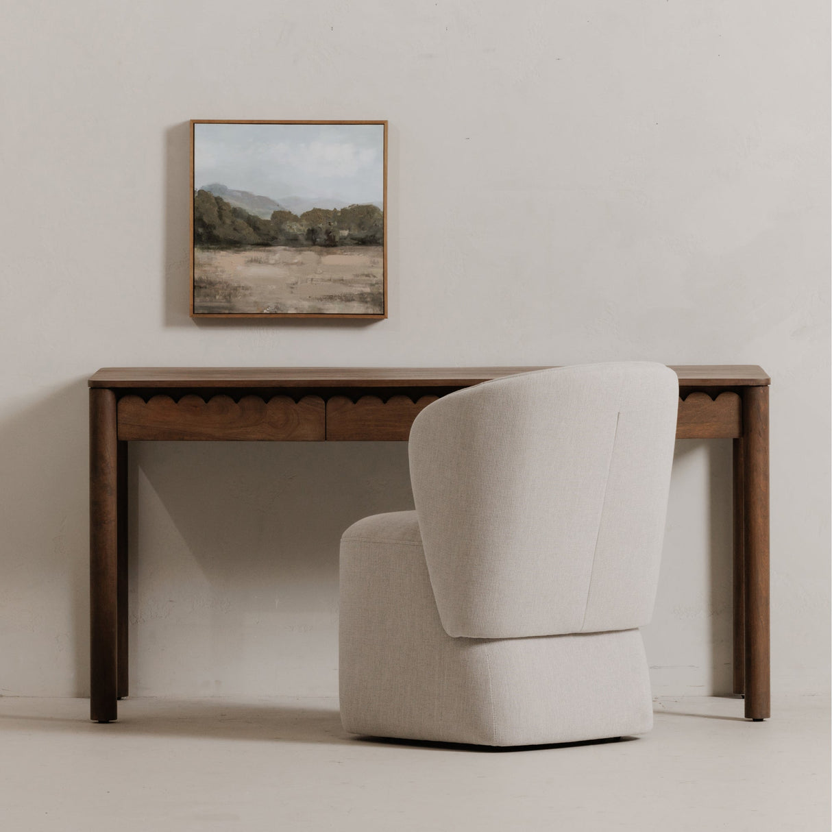 Wiley Vintage Brown Desk by Moe's Home at Eve Furniture