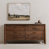 Wiley Vintage Brown Dresser by Moe's Home at Eve Furniture
