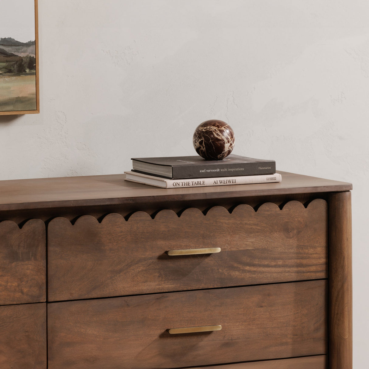 Wiley Vintage Brown Dresser by Moe's Home at Eve Furniture