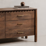 Wiley Vintage Brown Dresser by Moe's Home at Eve Furniture