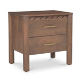 Wiley Vintage Brown Nightstand by Moe's Home at Eve Furniture
