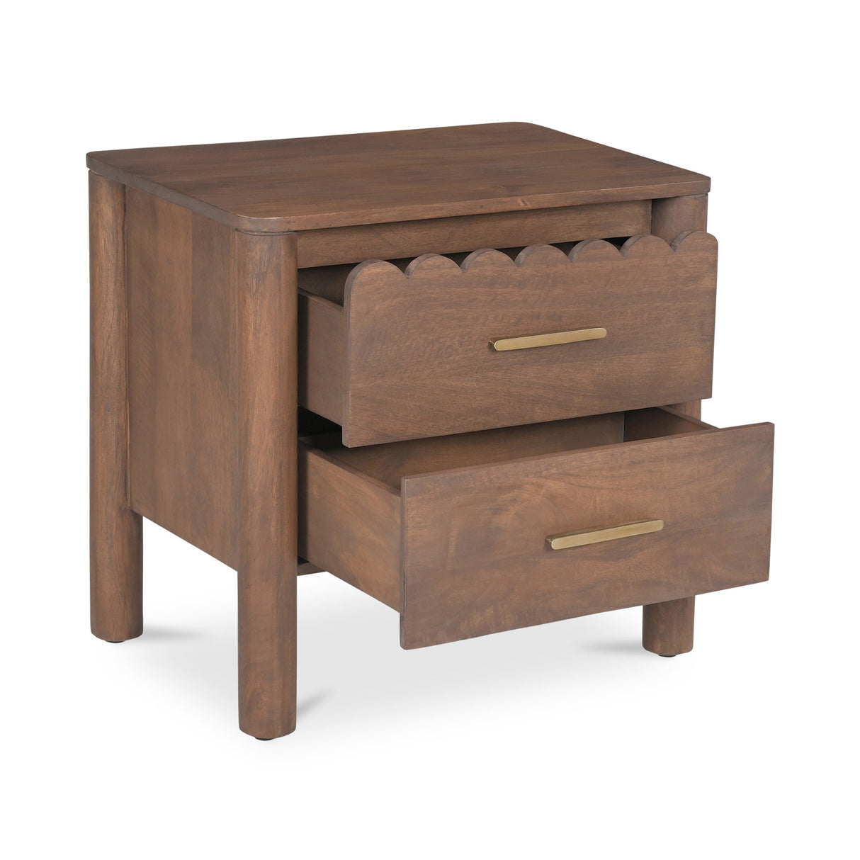 Wiley Vintage Brown Nightstand by Moe's Home at Eve Furniture