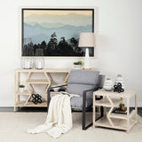 Wilhelm I (Small) 7L x 7W Black Metal Link Decor Object by Mercana at Eve Furniture