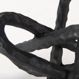 Wilhelm II (Large) Black Metal Link Decor Object by Mercana at Eve Furniture