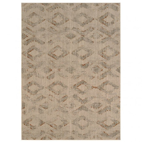 Wilhelm Obelisk Gray Area Rug by Furniture of America at Eve Furniture