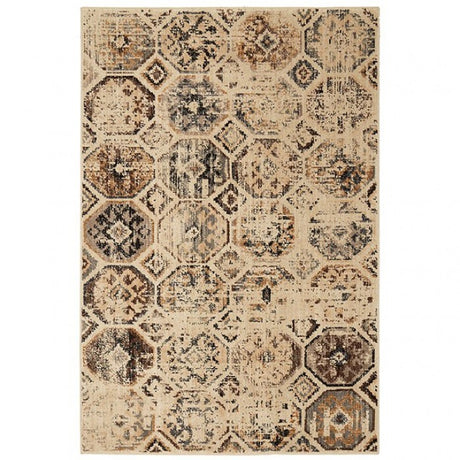 Wilhelm Relic Beige Area Rug by Furniture of America at Eve Furniture