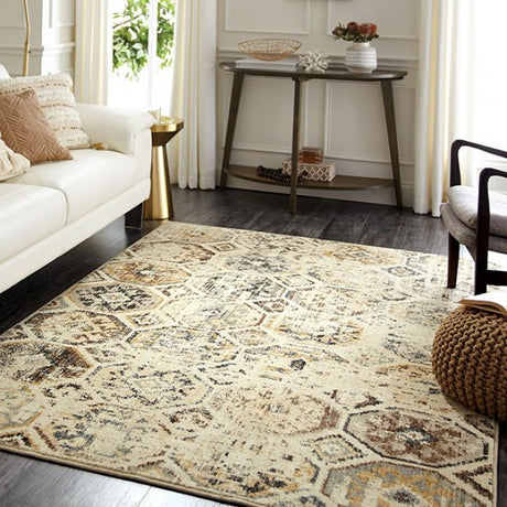Wilhelm Relic Beige Area Rug by Furniture of America at Eve Furniture
