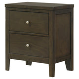Wilkes Dark Cocoa 2-Drawer Nightstand by Coaster at Eve Furniture
