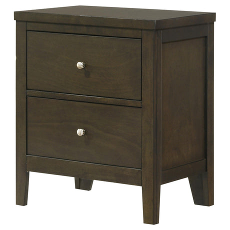 Wilkes Dark Cocoa 2-Drawer Nightstand by Coaster at Eve Furniture