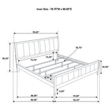 Wilkes Dark Cocoa 4-Piece California King Bedroom Set by Coaster at Eve Furniture