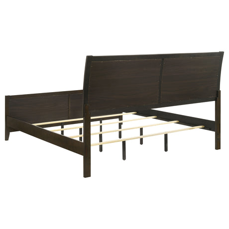 Wilkes Dark Cocoa 4-Piece Eastern King Bedroom Set by Coaster at Eve Furniture