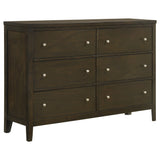 Wilkes Dark Cocoa 4-Piece Eastern King Bedroom Set by Coaster at Eve Furniture